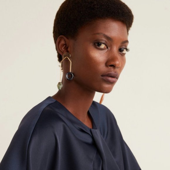 Mango Satin Blouse - Picture 5 of 8